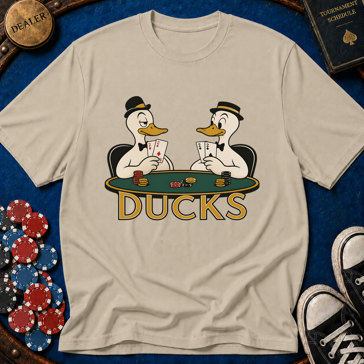 Ducks Playing Poker T-Shirt