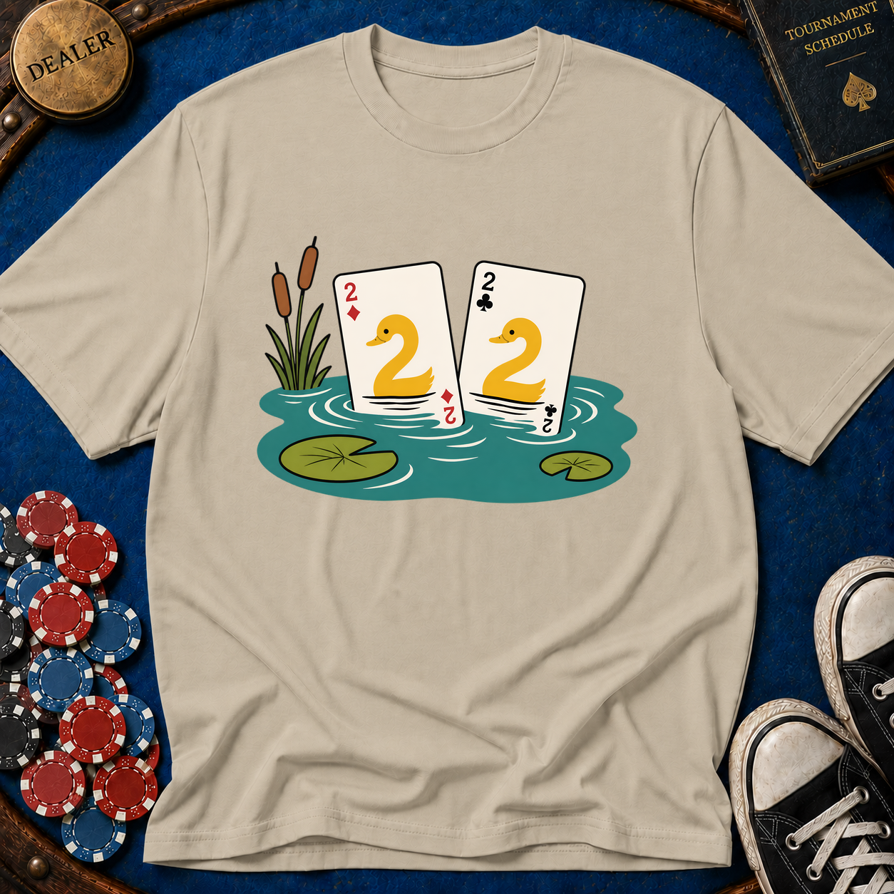 Pocket Ducks Pond T-Shirt