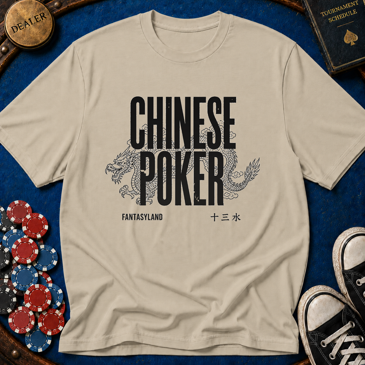 Chinese Poker Dragon T-Shirt