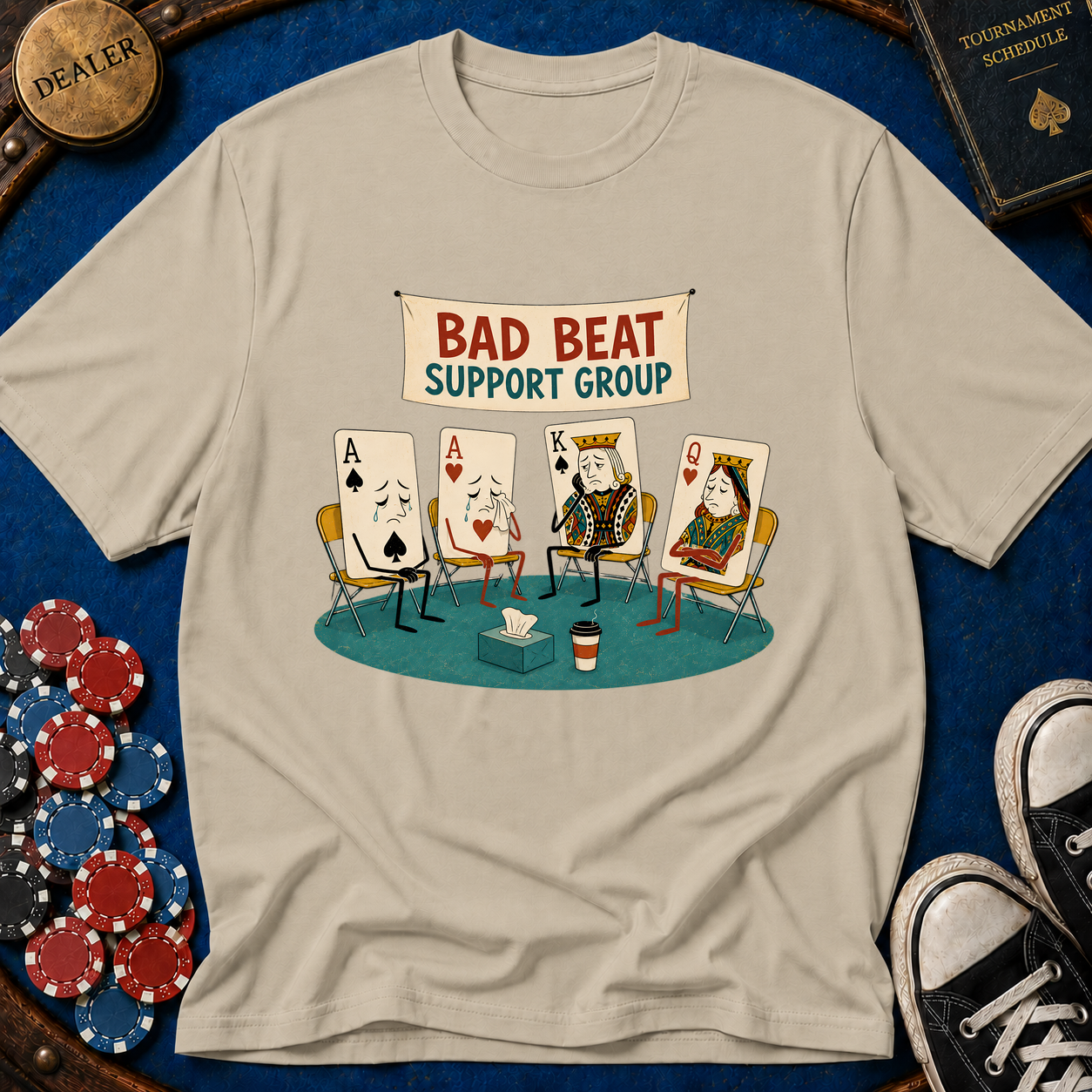 Bad Beat Support Group T-Shirt