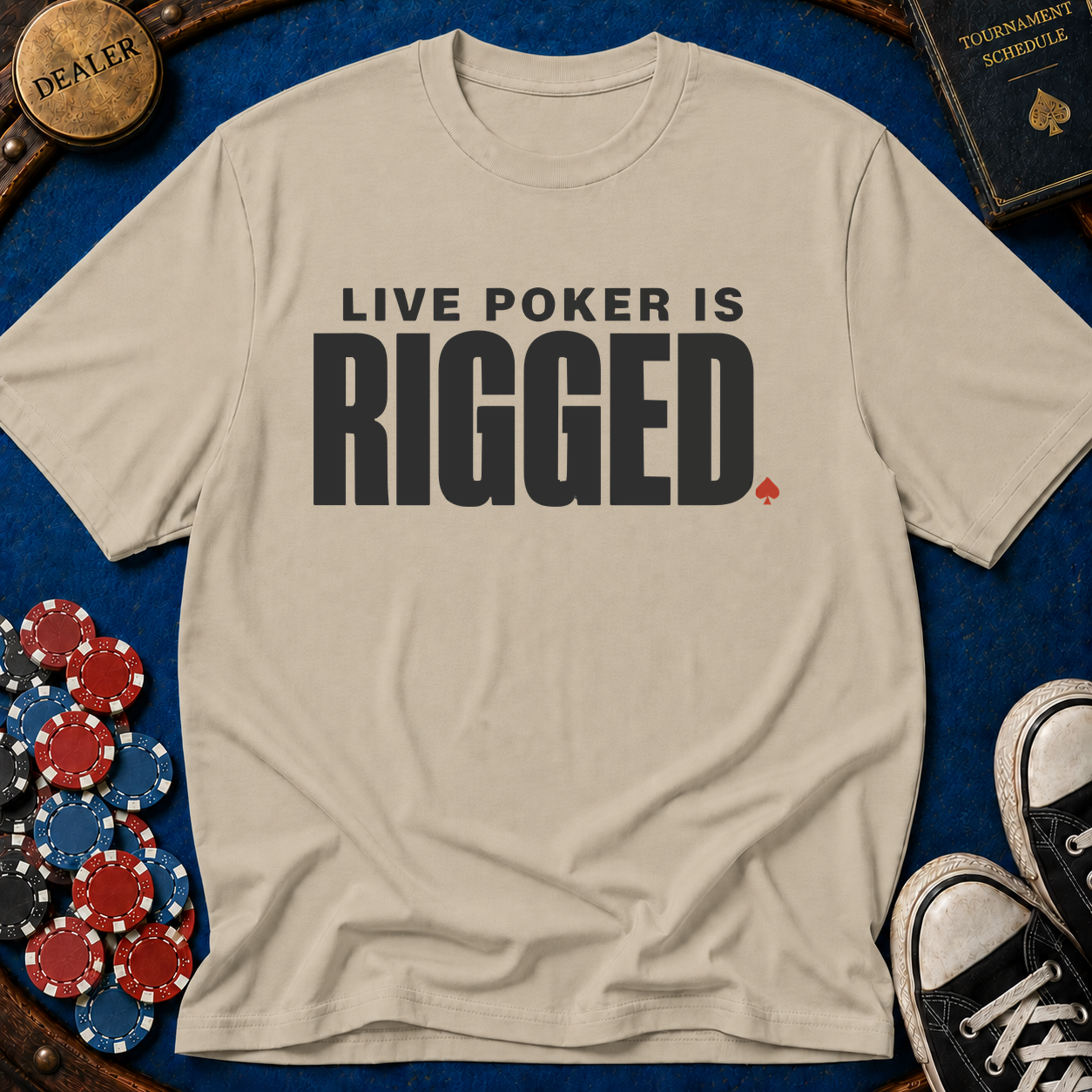 Live Poker Is Rigged T-Shirt