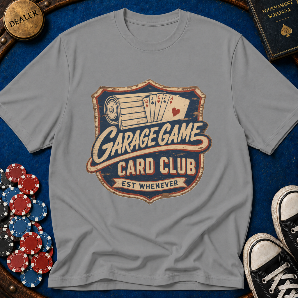 Garage Game Card Club T-Shirt