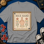 Nice Hand Cross-Stitch T-Shirt