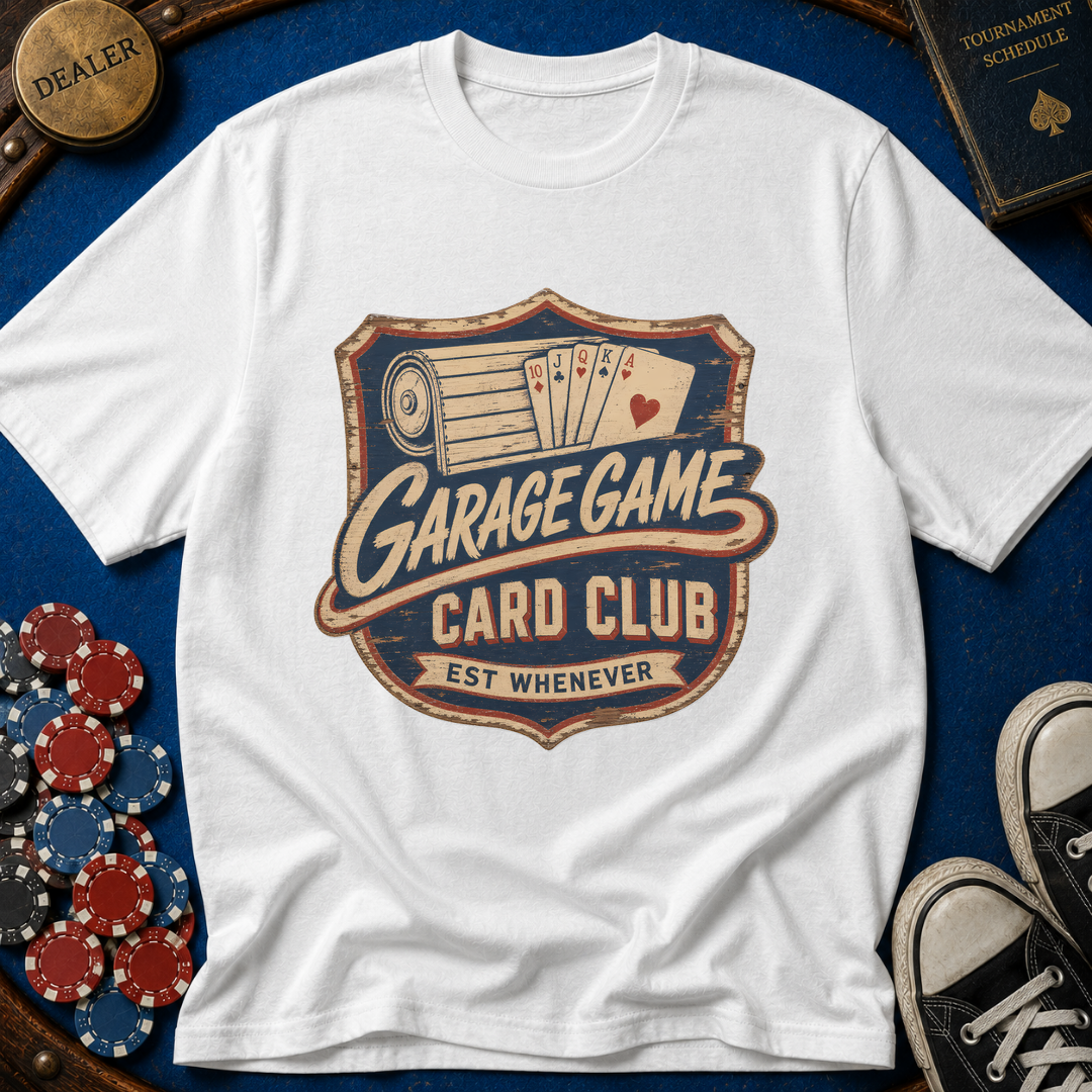 Garage Game Card Club T-Shirt