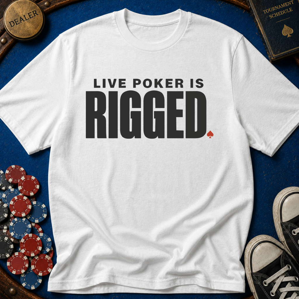 Live Poker Is Rigged T-Shirt