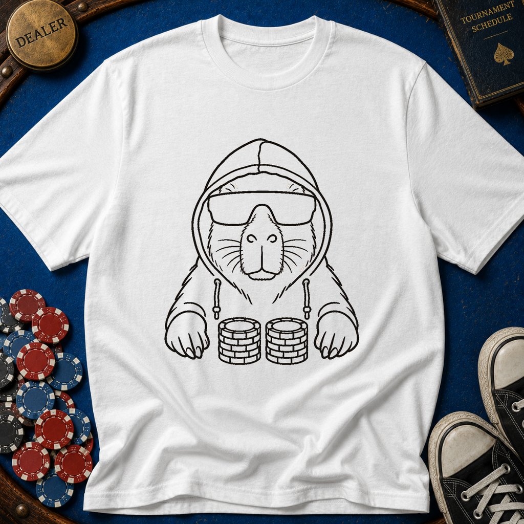 Hood Up Shades On T-Shirt