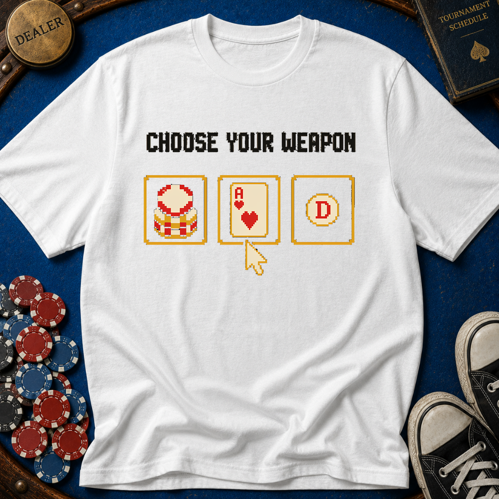 Choose Your Weapon Chips T-Shirt