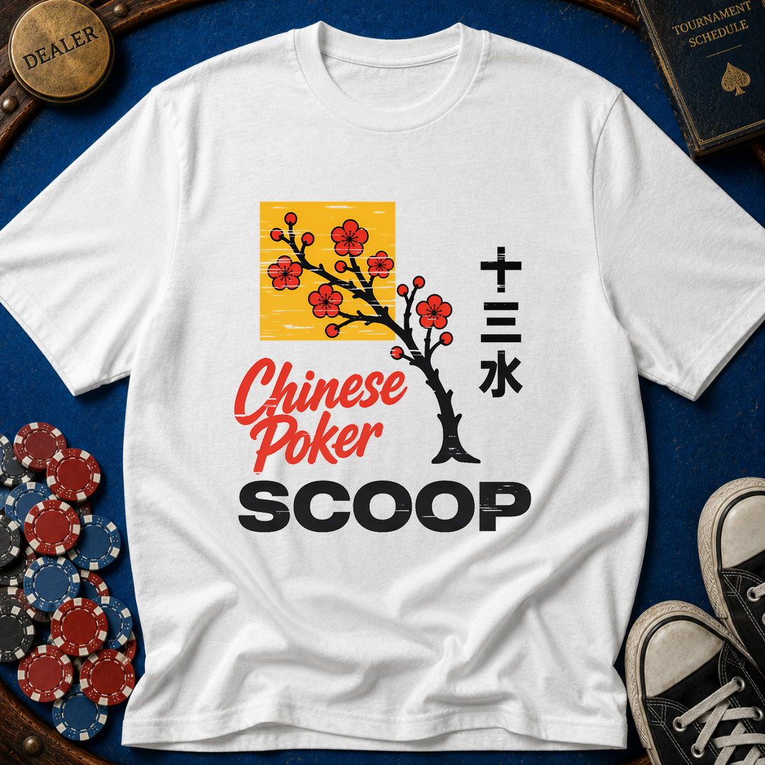 Chinese Poker Scoop T-Shirt