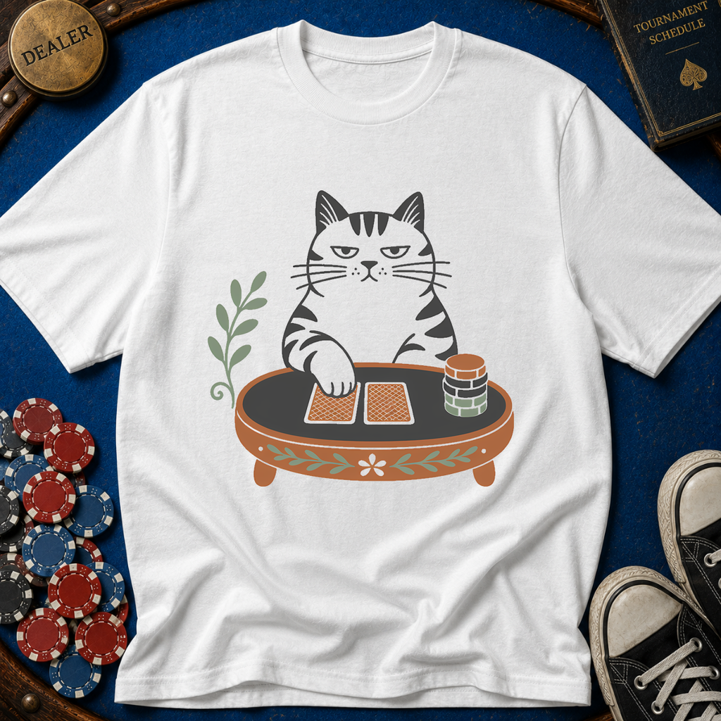 House Cat Poker Face T-Shirt